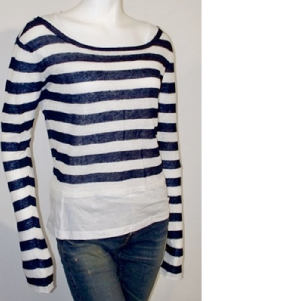 ISO Inhabit striped boatneck sweater aso Jessica Simpson